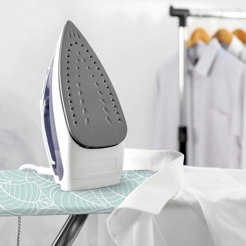 COTTY HOME Store Extra Thick Ironing Board Covers with Pad Standard Size 15x54, Heat Reflective Full Scorch Resistant Padding, Snug Fit Non-Slip Nose Pocket Fastener Straps Elastic Edges, Green Floral - Image 2